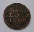 1 Grosz 1812r. I.B. - Księstwo Warszawskie