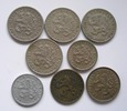 Czechosłowacja - zestaw monet (8 szt.) 1 i 2 korony