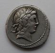 AR-Denar 82 p.n.e. - Republika Rzymska - P. Crepusius, C. Mamilius