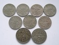 Czechosłowacja - zestaw monet (9 szt.) 20 i 50 halerzy