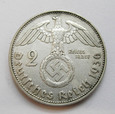 2 Marki 1936r.D - Paul von Hindenburg (Rzadszy rocznik)