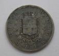 1 LIR 1863r.- Królestwo Włoch - Emanuel II (1861 - 1878)