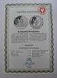 Medal 2009r. - Kampania Wrześniowa - Certyfikat