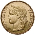 C78. Szwajcaria, 20 franków 1896, Heidi, st 2