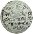 B294. Trojak ryski 1595, Zyg III, st 3