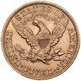D62. USA, 5 dolarów 1901, Liberty, st 2-