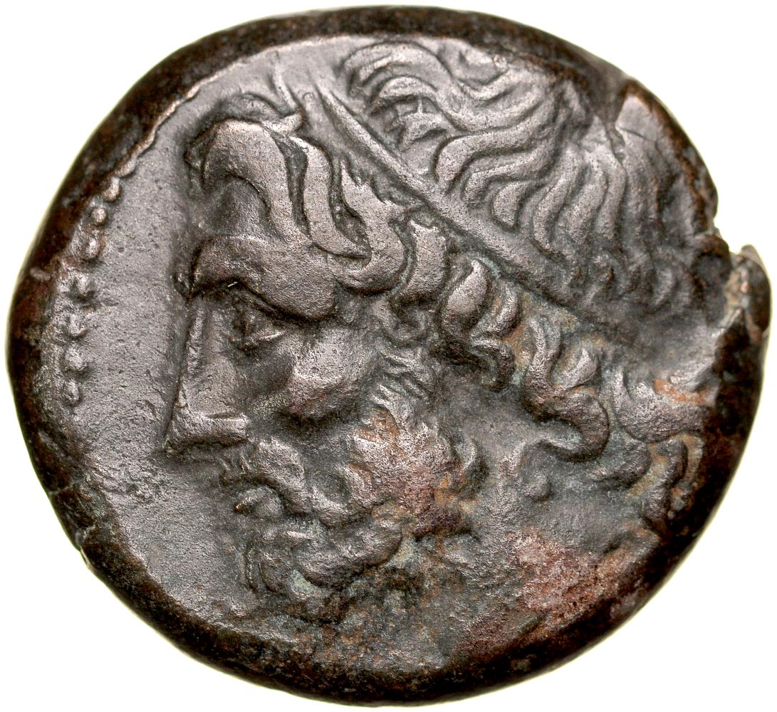 C82. Grecja, Brąz, Syrakuzy, Hieron III w pne