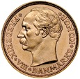 D29. Dania, 10 koron 1908, Fryderyk VIII, st 1