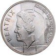 Holandia, 10 guldenów 1994, Beatrix, st 2, 5 szt, junk silver