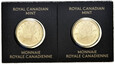 D37. Kanada, 50 centów 2021, Liść, st 1-, 2 SZTUKI