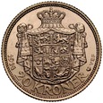c11. Dania, 20 koron 1914, Christian X, st 1-