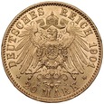 A156. Niemcy, 20 marek 1901 A, Prusy, st 2-2+