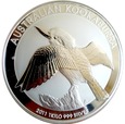 Australia, 30 dolarów 2011, Kookaburra 1 kg Ag