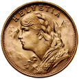 D70. Szwajcaria, 20 franków 1949, Heidi, st 1-