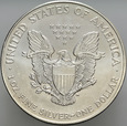 C272. USA, Dolar 1998, Statua, st 2+, uncja srebra