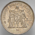 C281. Francja, 50 franków 1977, Republika, st 2