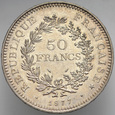 C281. Francja, 50 franków 1977, Republika, st 2