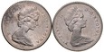 D94. Kanada, 10 centów 1968, 1967, 2 sztuki