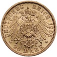 A116. Niemcy, 20 marek 1906, Wuerttemberg, st 2-1