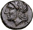 A77. Grecja, Ionia, Leukai, Bronze Ae-16mm, 350 BC. 
