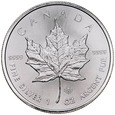 Kanada, 5 dolarów 2016, Liść klonowy, uncja srebro