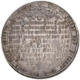 B204. Medal chrzcielny 1715, Saksonia st 3+