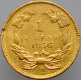 B11. USA,  Dolar 1856, Liberty, st 3+