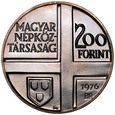 D309. Węgry, 200 forintów 1977, Mihaly Munkacsy, st 1-