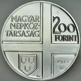 D241. Węgry, 200 forintów 1977, József Rippl-Rónai, st 1-