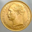 C10. Dania, 20 koron 1908, Fryderyk, st 1-