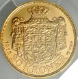 Dania, 20 koron 1912, Fryderyk VIII, PCGS MS64