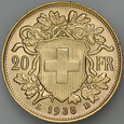 D44. Szwajcaria, 20 franków 1935, Heidi, st 1