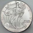 USA, Dolar 1999, Statua, st 1, uncja srebra