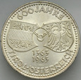 C164. Austria, 50 szylingów 1963, 600-lecie, st 1