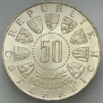 C164. Austria, 50 szylingów 1963, 600-lecie, st 1