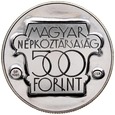 D310. Węgry, 500 forintów 1985, Forum  Kulturalne, st 1-