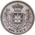 Portugalia, 500 reisów 1891, Karol I, st 3+