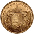 C47. Węgry, 20 koron 1902, Franz Josef, st 2