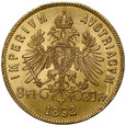 D38. Austria, 20 franków, 8 Florenów 1892, Franz Josef, st 1, NB