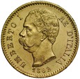D43. Włochy, 20 lirów 1882, Umberto, st 2-1