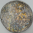 B266. Trojak koronny 1597, Zyg III, st 3