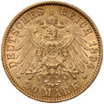 D43. Niemcy, 20 marek 1894, Prusy, st 3+