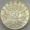C243. Austria, 50 szylingów 1968, 50-lecie, st 1