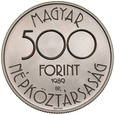 C270. Węgry, 500 forintów 1989, Footbol, st 1