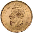 C6. Włochy, 10 lirów 1863, Don Vitto, st 1-