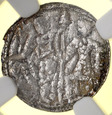 S409 Bolesław III Krzywousty Denar Av.: Dwóch z dzidą, NGC MS62