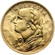 C21. Szwajcaria, 20 franków 1935 B, Heidi, st 1-