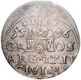C376. Trojak ryski 1596, Zyg III, st 3