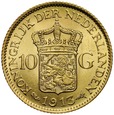 B19. Holandia, 10 guldenów 1913, Wilhelmina, st 1