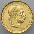 B80. Austria, 20 koron 1893, Franz Josef, st 2